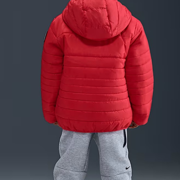 Nike Jacket Red Puffer Jacket - Picture 10 of 11